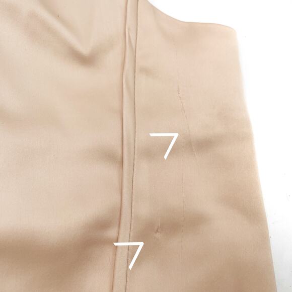 More to Come Melany Corset Top Blush Cream Satin Boned Sz M‎ Crop - Picture 5 of 8